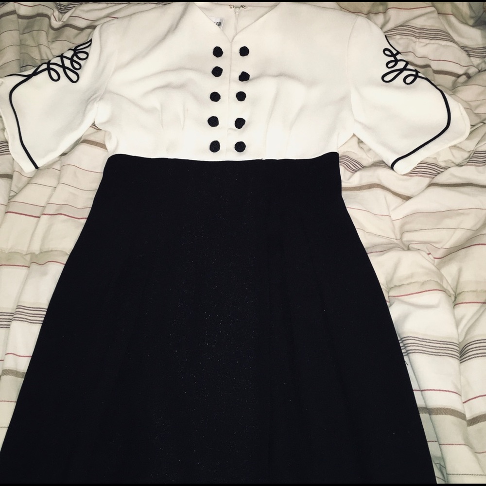 Vintage 80s Dress Ronnie Heller
